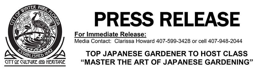 02/2011, Teilnahme am Master the Art of Japanese Gardening - Kurs von Mr. Shoji Kanaoka in Winter Park, Florida, USA