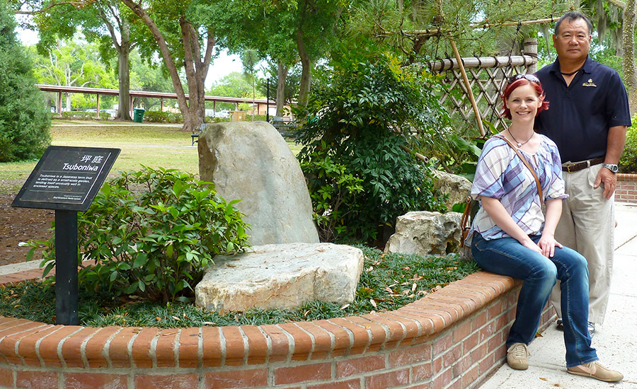 03/2012, Persönliches Treffen mit dem japanischen Gartenmeister Mr. Shoji Kanaoka in Winter Park, Florida, USA